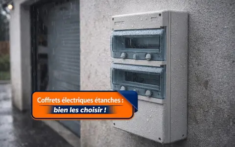 Coffret électrique étanche sous la pluie, le signification IP68 garantit une protection optimale contre l'eau et la poussière.
