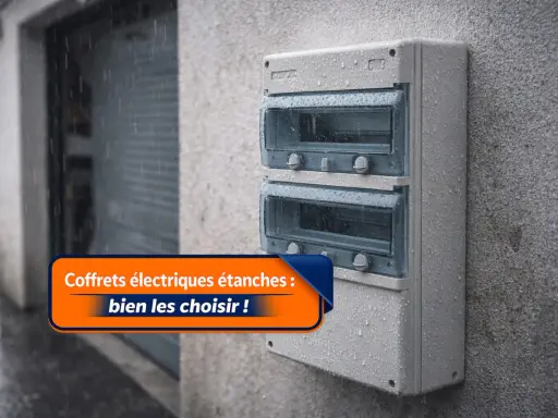 Coffret électrique étanche sous la pluie, le signification IP68 garantit une protection optimale contre l'eau et la poussière.